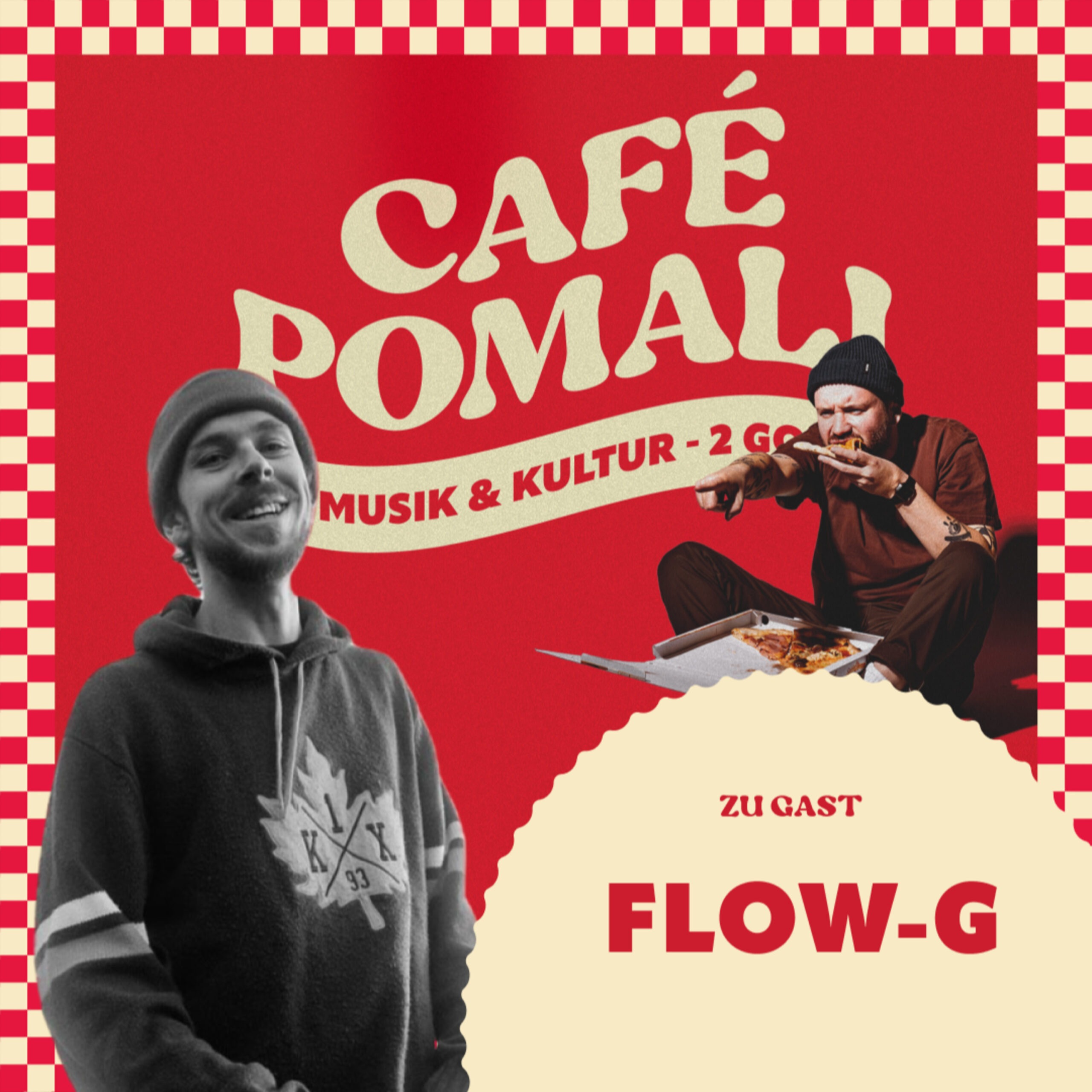 Episoden Thumbnail Café Pomali zu Gast Flow-G